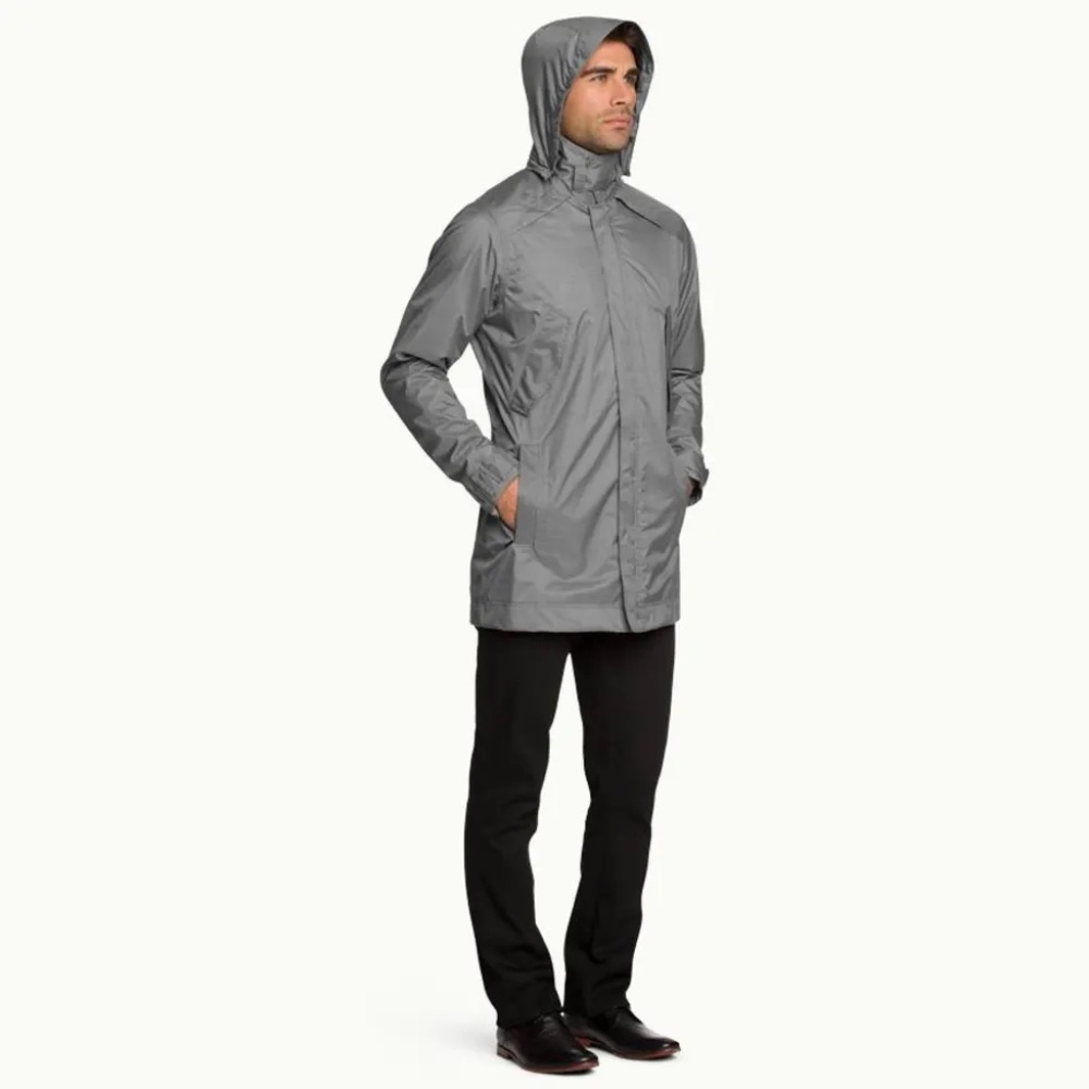 NAU Men's Succinct Trench (Aluminum)